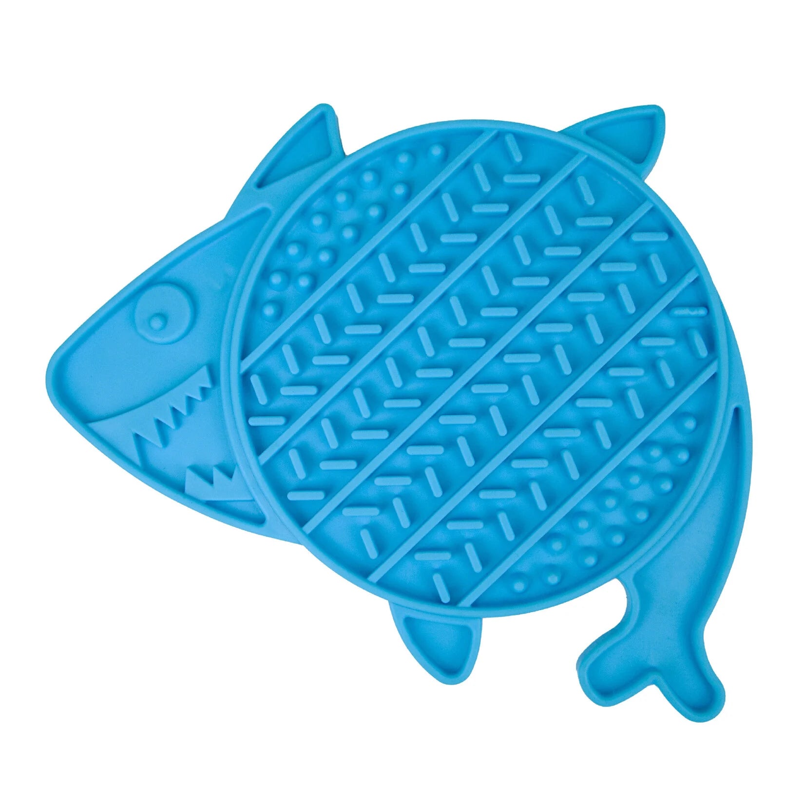 Ancol Orva Shark Lick Mat – Anti-Slip Slow Feeding Treat Mat for Pets