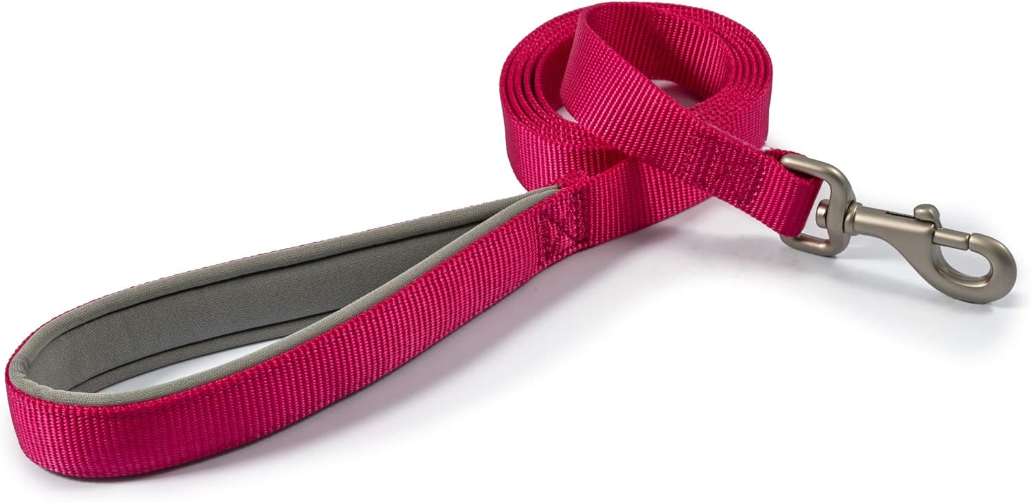ANCOL VIVA PADDED LEAD PINK 1mX12mm