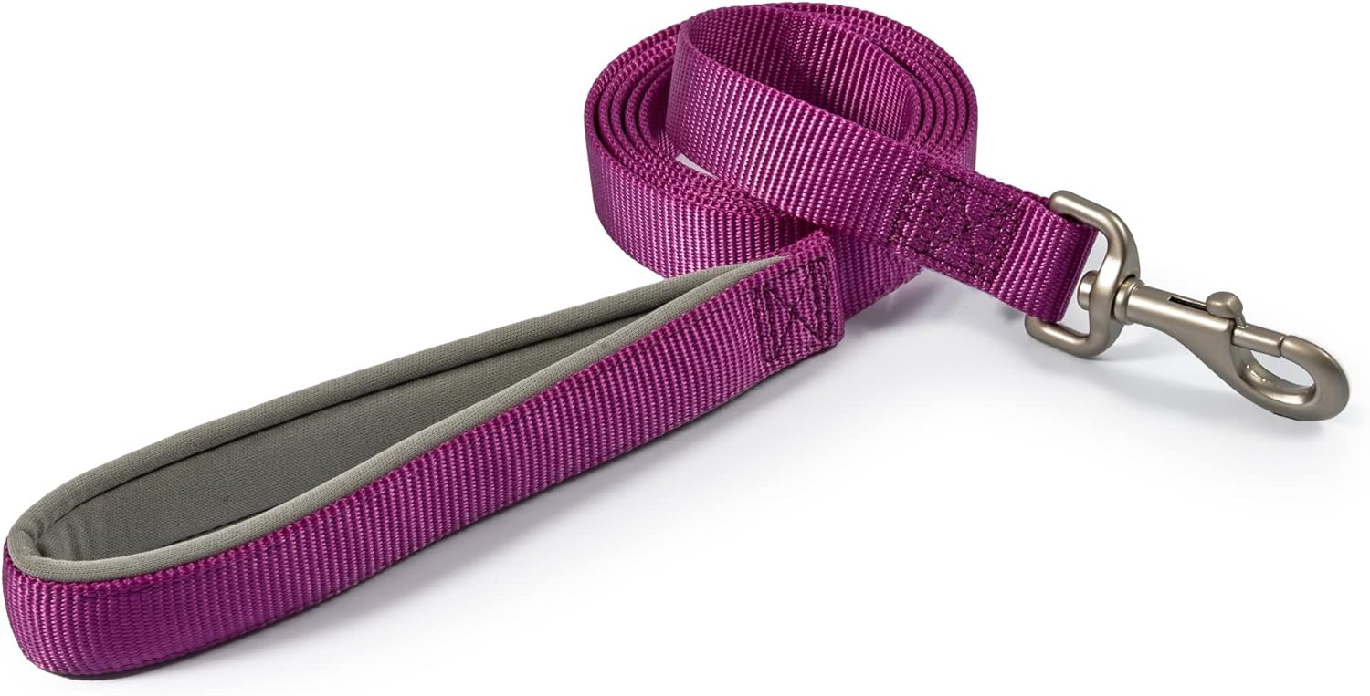 ANCOL VIVA PADDED LEAD PURPLE 1mX12mm