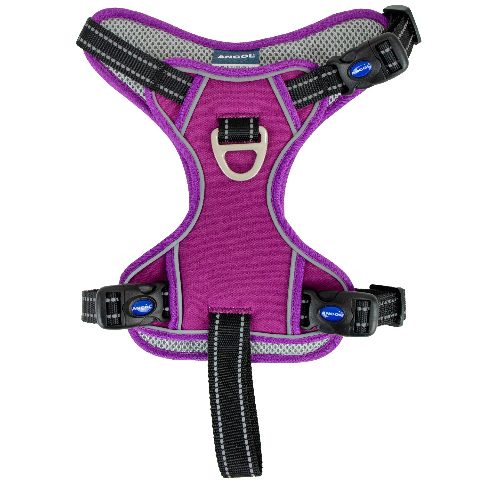 Ancol Viva Exercise & Travel Dog Harness Purple L 60-85cm