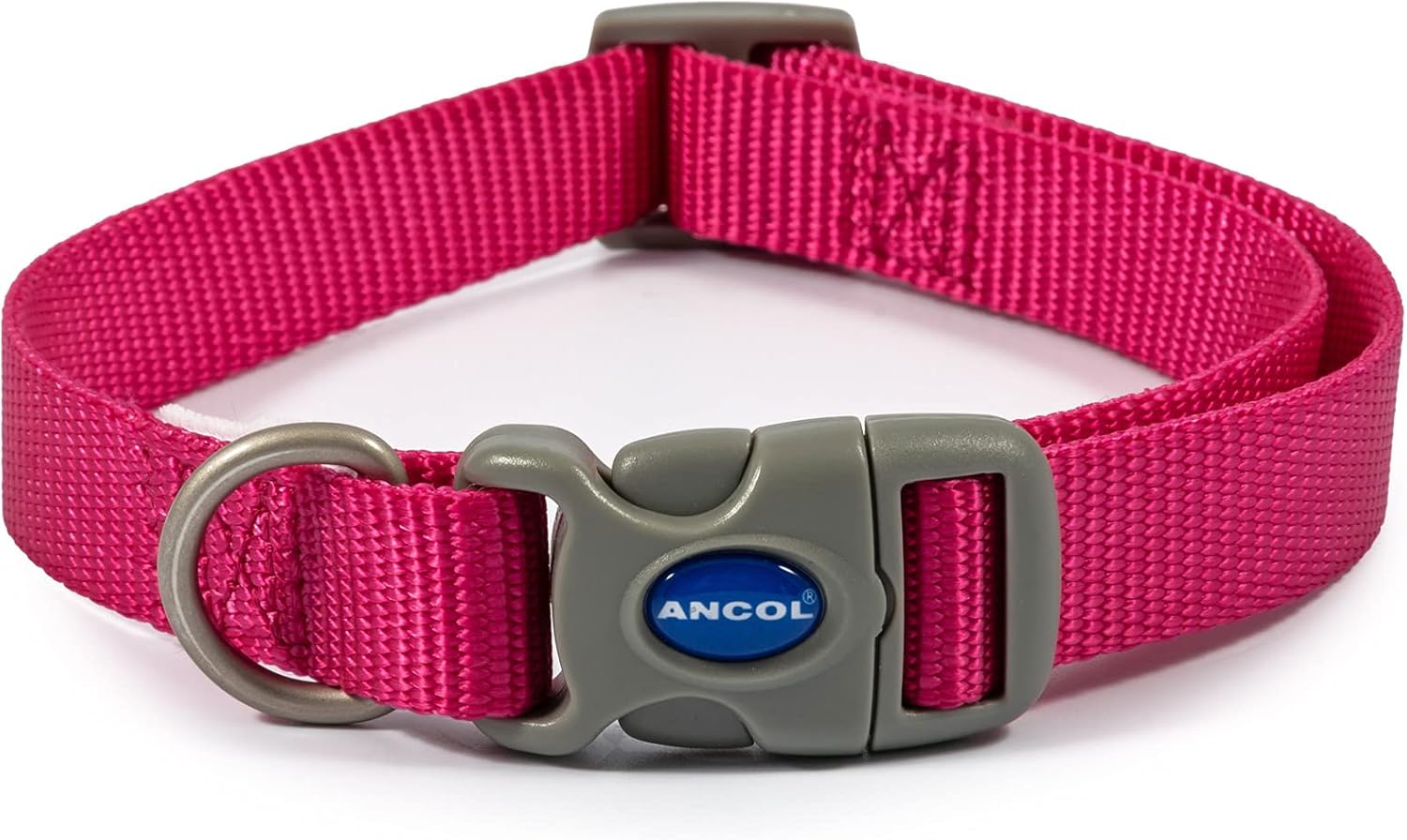 Ancol Viva Adjustable Dog Collar Pink 20-30cm Size 1-2