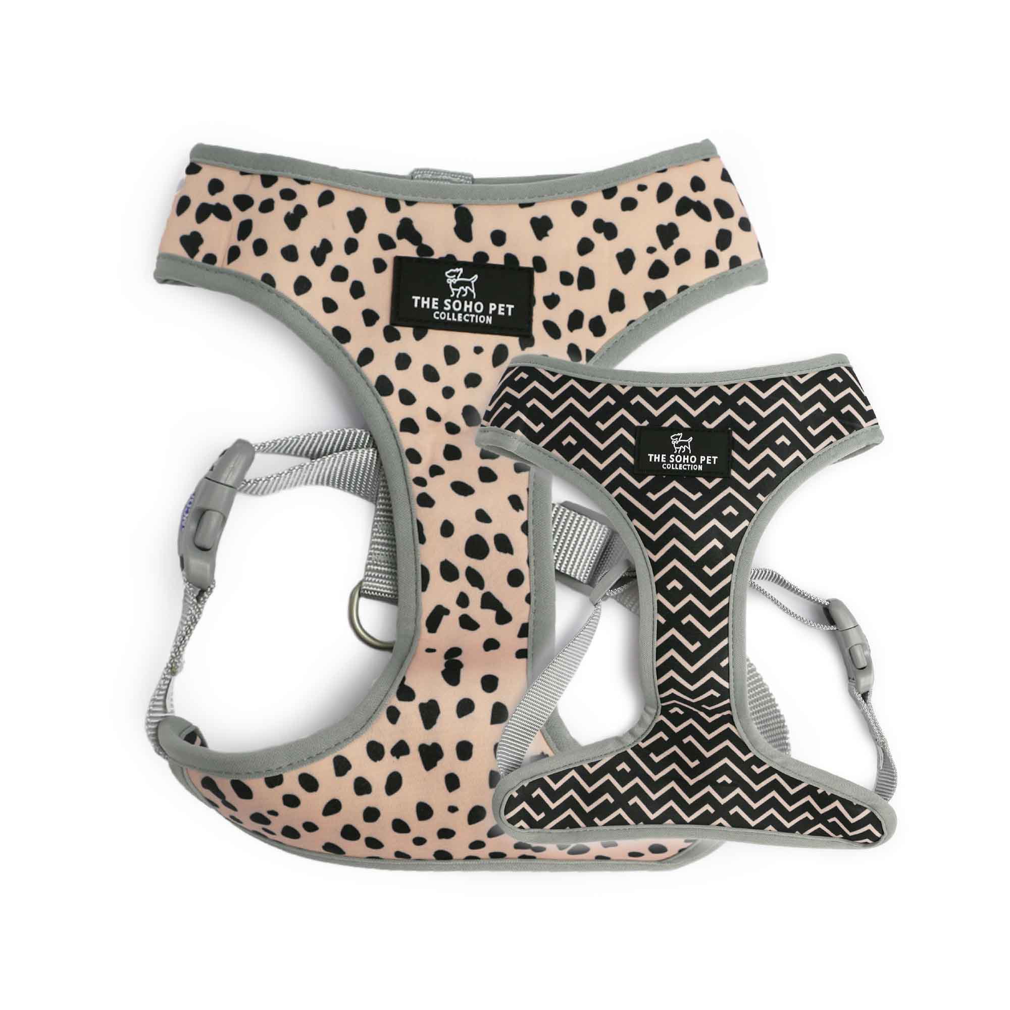 Ancol Dalmatian & Zigzag Reversible Dog Harness Small