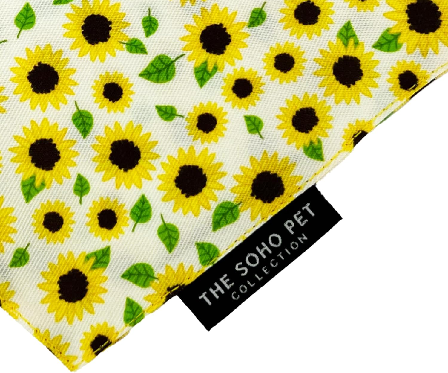 Ancol Sunflower Yellow Check Bandana Set – Reversible Stylish Dog Bandana