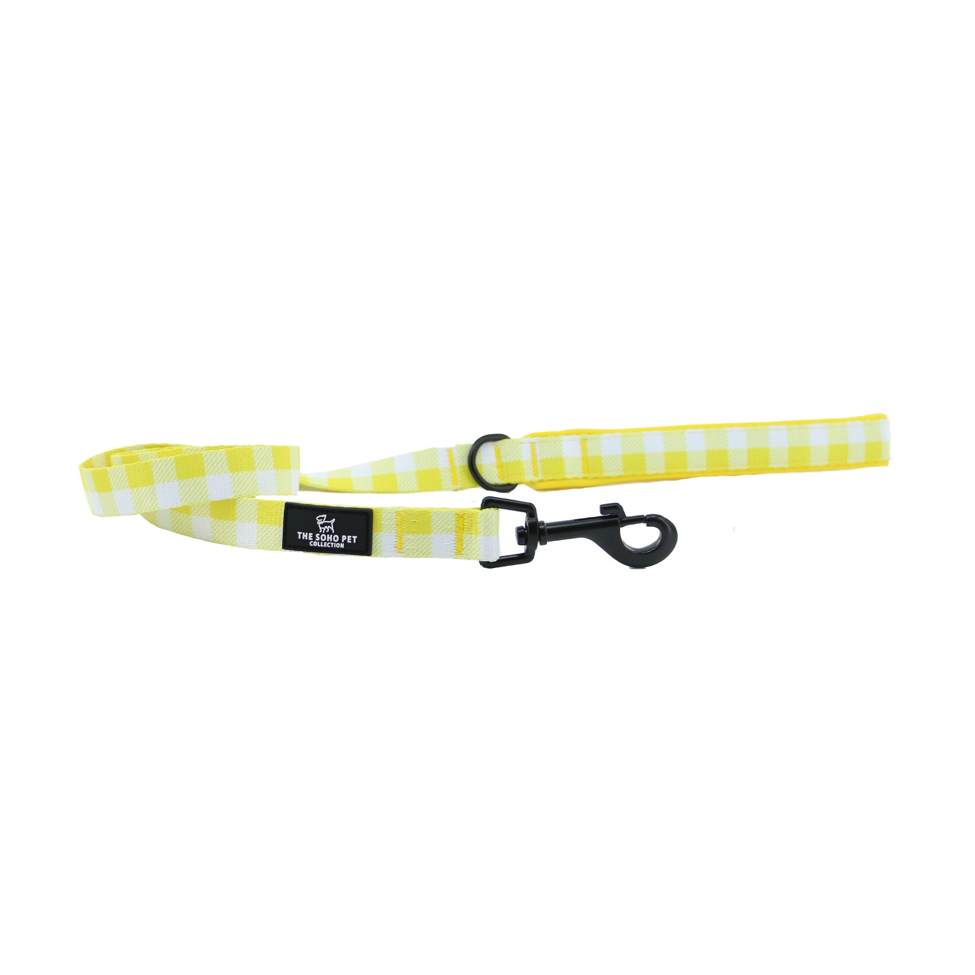 Ancol Yellow Check Pattern Dog Lead