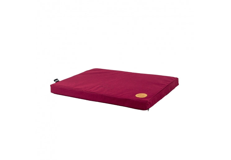 Ancol Waterproof Dog Bed Flat Pad Burgundy 122x76cm