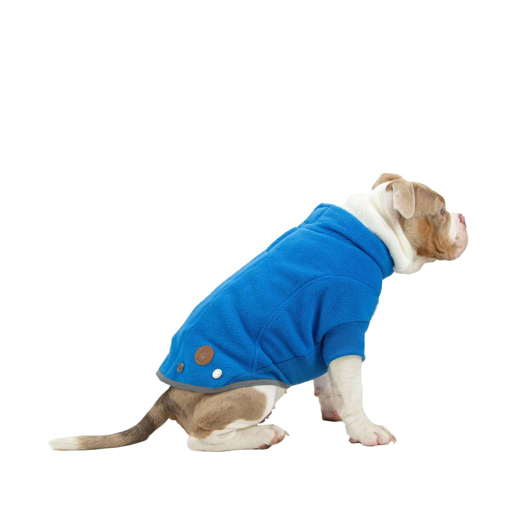 Ancol Polar Fleece Dog Coat Blue Large Warm Dog Jacket