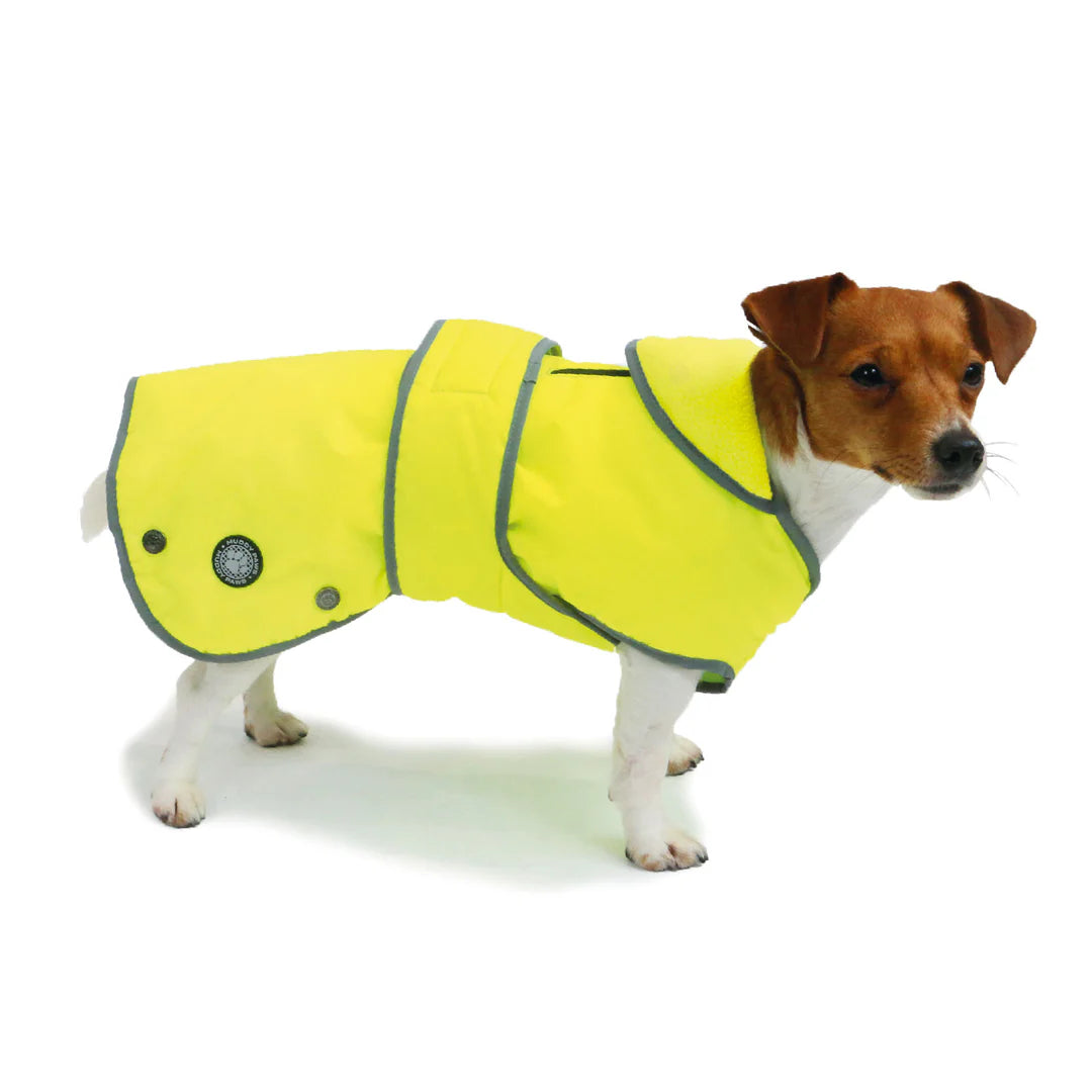 Ancol Stormguard Dog Coat Hi-Vis Medium Waterproof Dog Jacket