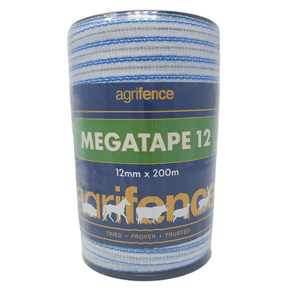 Agrifence Megatape 12mm x 200m – Electric Fence Tape