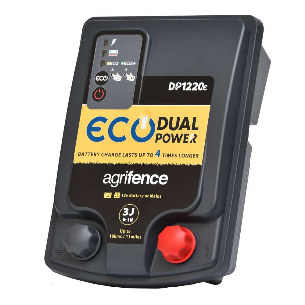 Agrifence Eco Dual Power Energiser DP1210E – Electric Fence Energiser - Animall