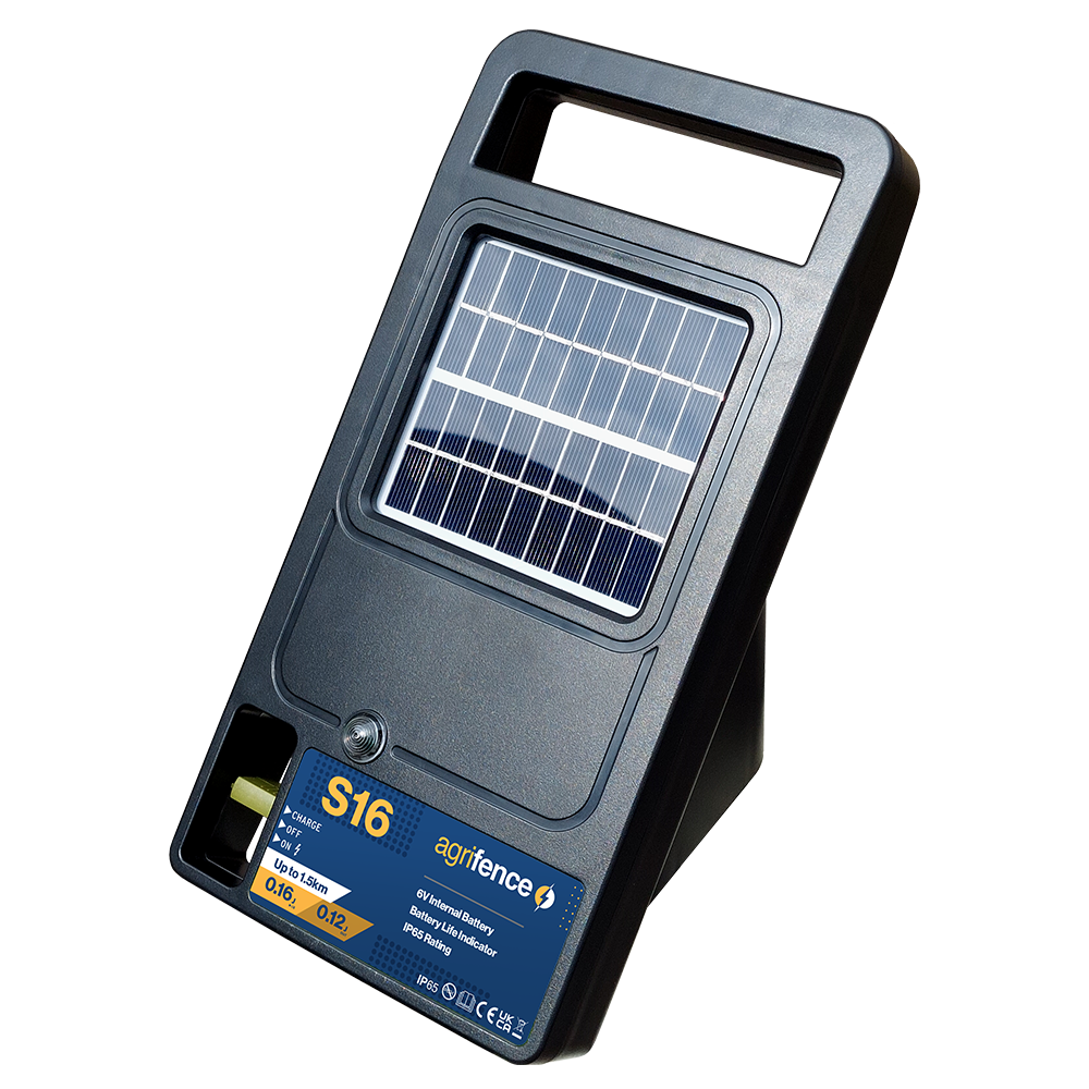 Agrifence S16 Solar Powered Energiser 0.16J – Electric Fence Solar Energiser