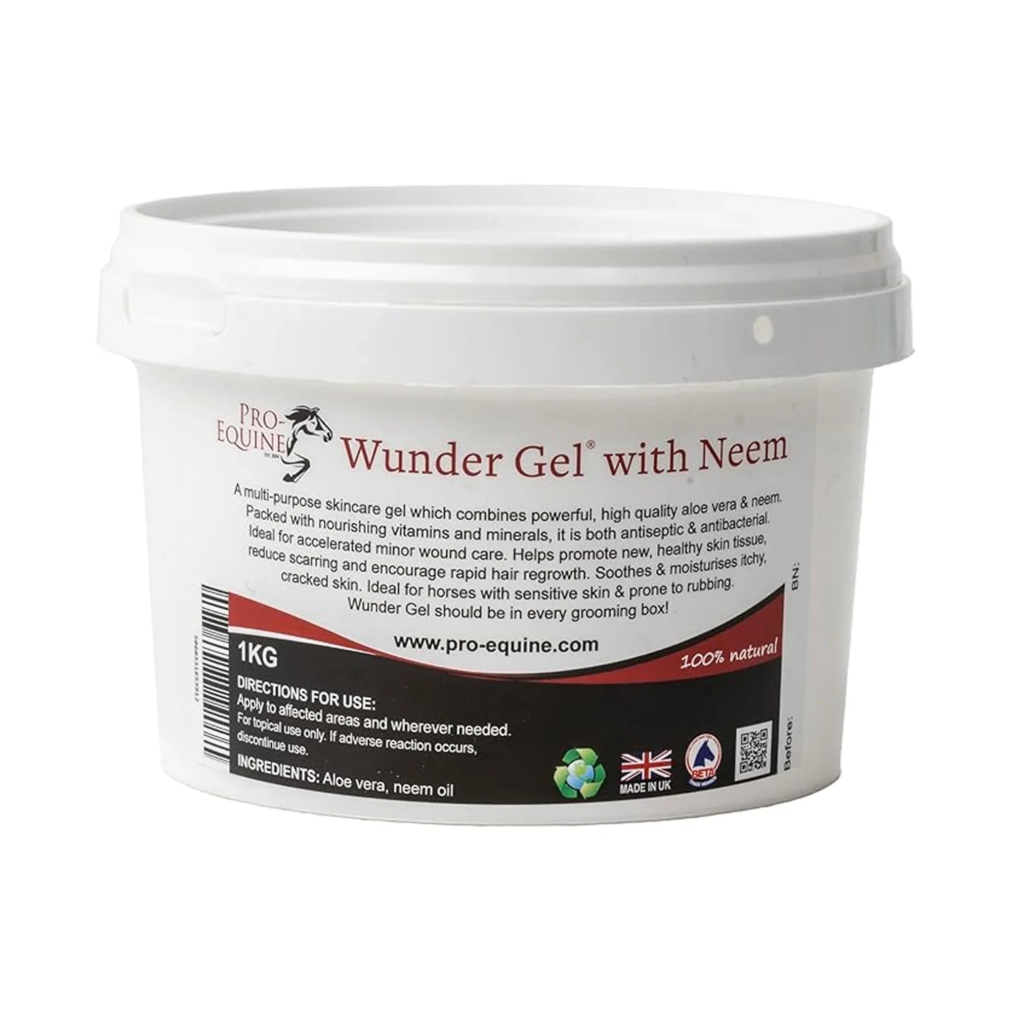 Pro Equine Wunder Gel – Horse Skincare & First Aid with Neem 1 kg