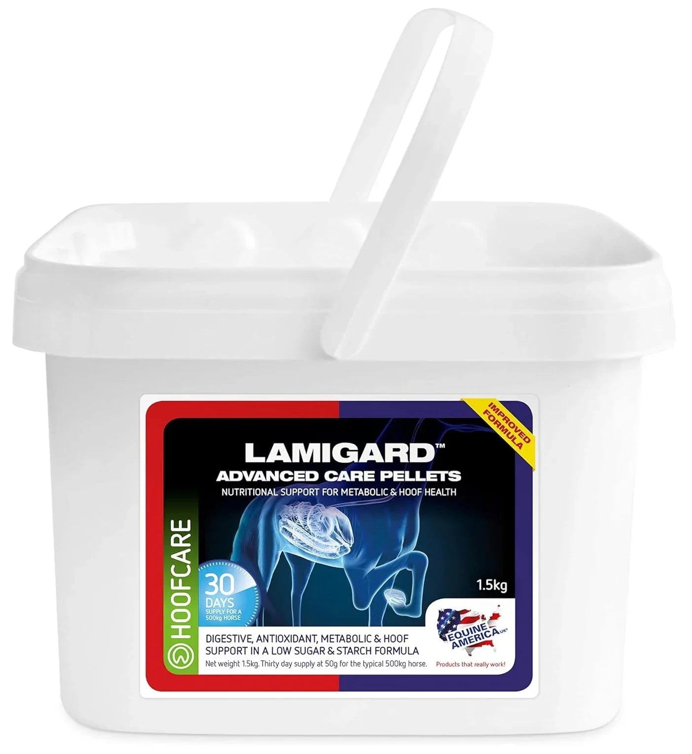 Lamigard Advanced Care Pellets for Horses & Ponies – 1.5kg