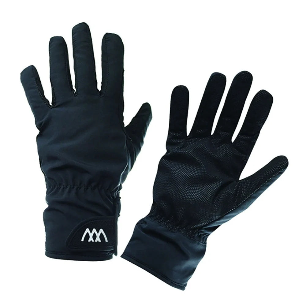 Waterproof Riding Gloves Black Extra Large Winter Equestrian Gloves