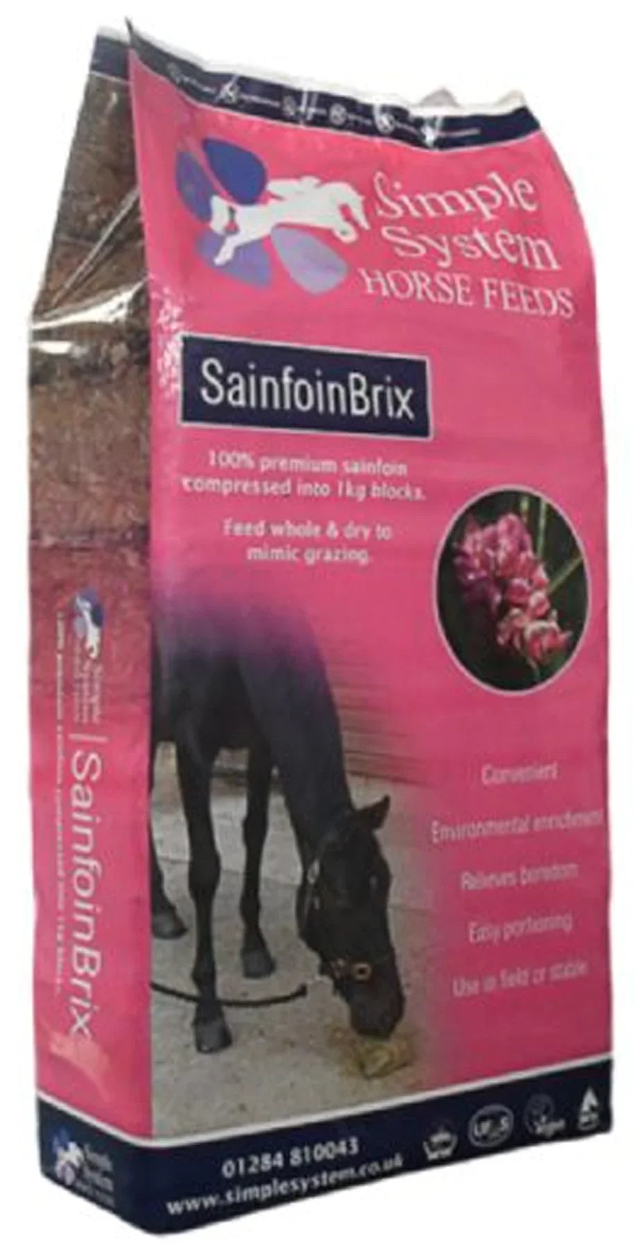 Simple System Sainfoin Brix 20kg – Premium Forage Blocks for Horses