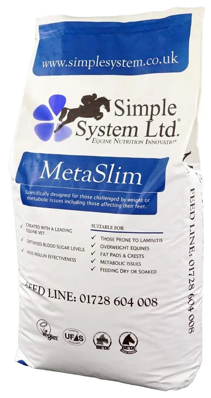 Simple System MetaSlim Horse Nutrition 20kg - Support for Weight