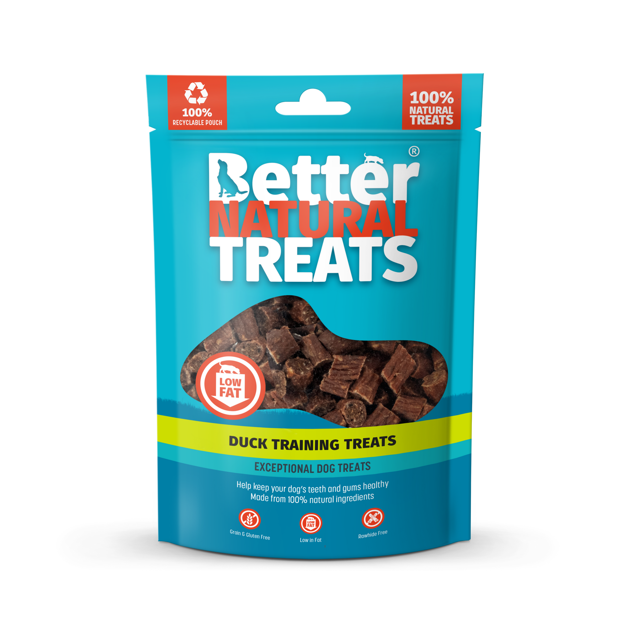Better Natural Treats Duck Training Treats – 90g Grain-Free Dog Rewards