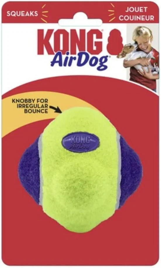 KONG AirDog Squeaker Knobbly Ball – Medium/Large