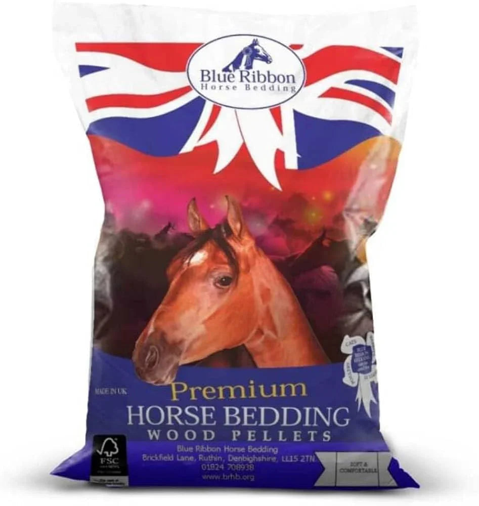 Blue Ribbon Wood Pellet Horse Bedding 15kg