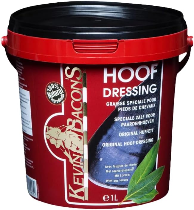 Kevin Bacon's Hoof Dressing Ash Based 1 Litre Horse Hoof Care Conditioner Hoof Oil