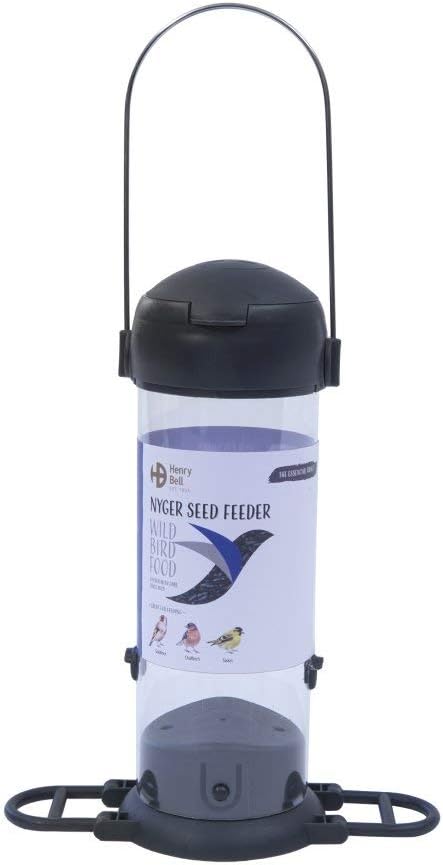 Henry Bell Essentials Pre Filled Nyger Feeder Bird Seed Feeder Wild Birds Ready to Hang