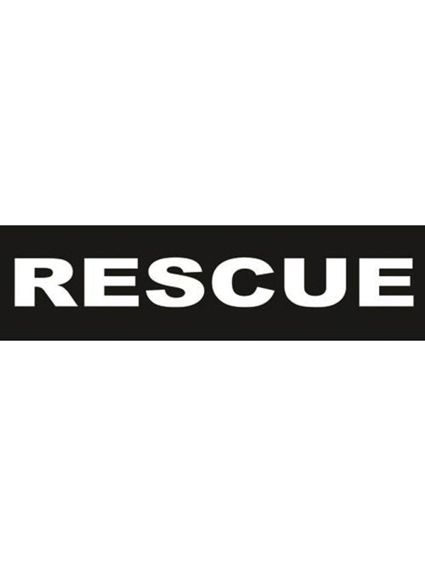 Julius-K9 Rescue Harness Patches – Small Fluorescent Hook-and-Loop Labels