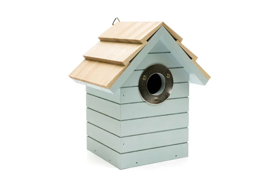 Henry Bell Beach Hut Nest Box – Pale Blue
