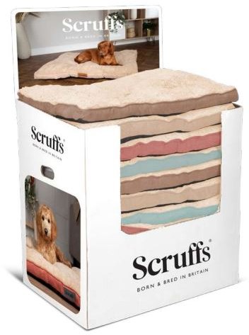 Scruffs Cosy Mattress Bed for Dogs – Medium 82 x 58cm Assorted Colours