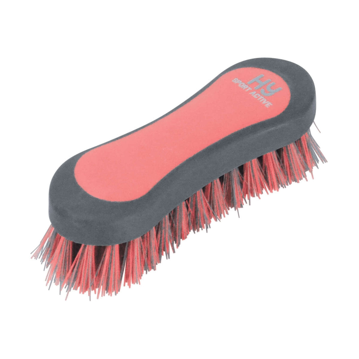 Hy Sport Active Face Brush – Coral Rose, 12.3 x 4cm Soft Bristle