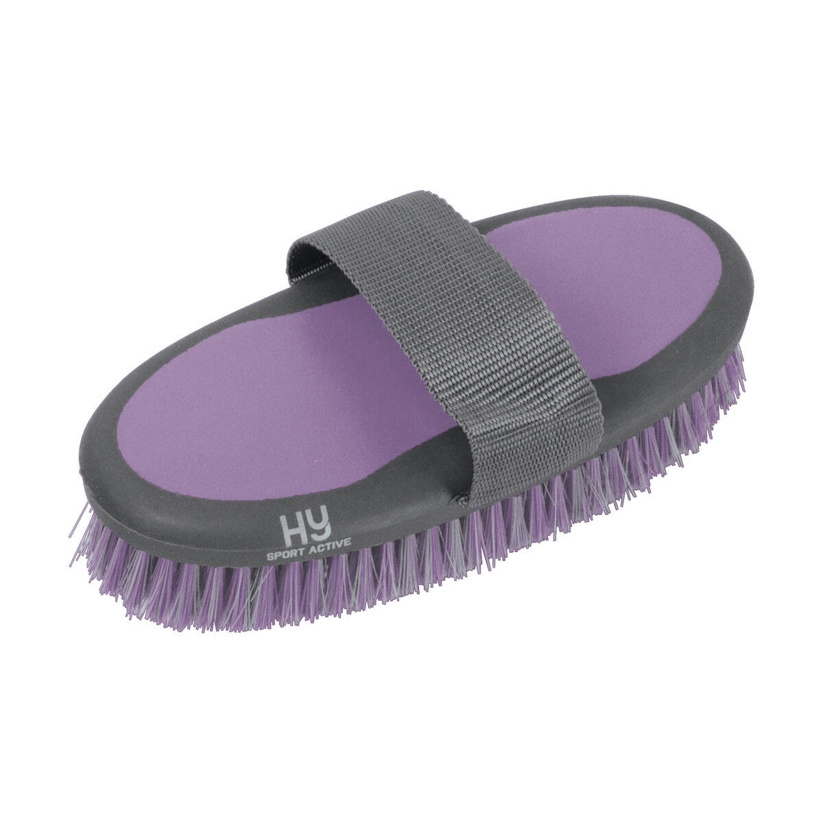 Hy Sport Active Body Brush – Blooming Lilac, 20 x 9.5cm Soft Grooming Brush