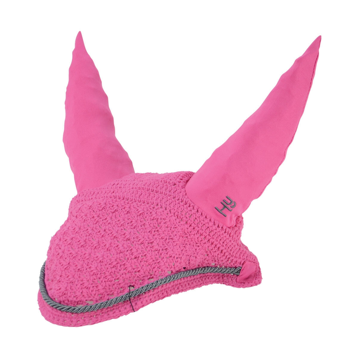Hy Sport Active Fly Veil – Bubblegum Pink, Cob/Full Crochet Ear Bonnet