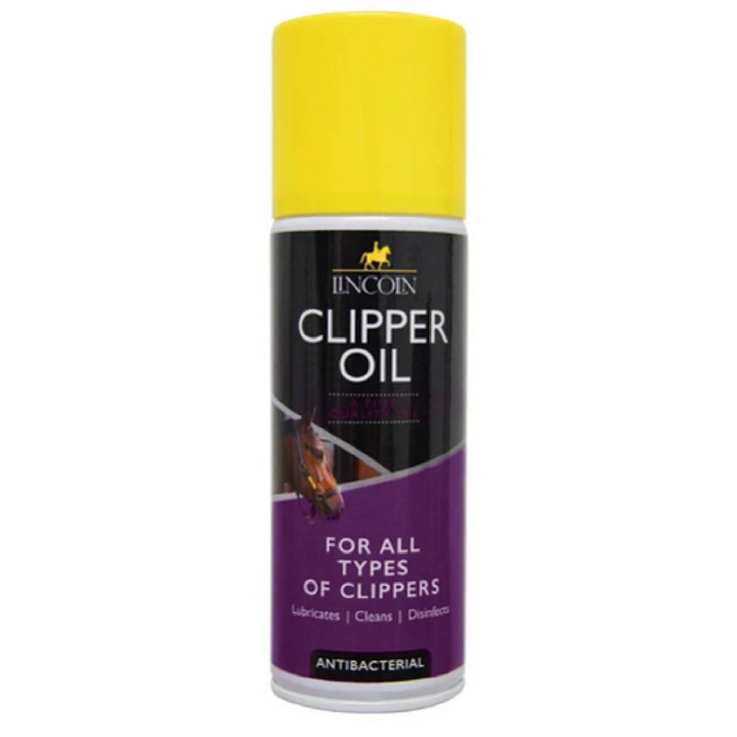 Lincoln Clipper Oil – 150g Antibacterial Aerosol Spray for Clipper Blades