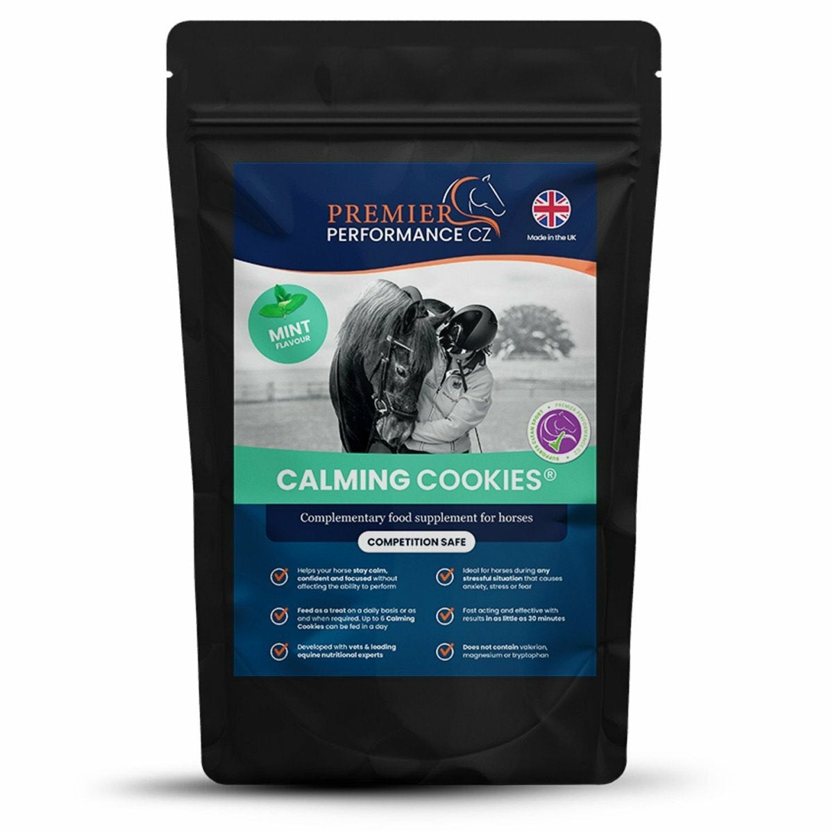 Premier Performance Calming Cookies – Mint, Pack of 10, Horse Calmer
