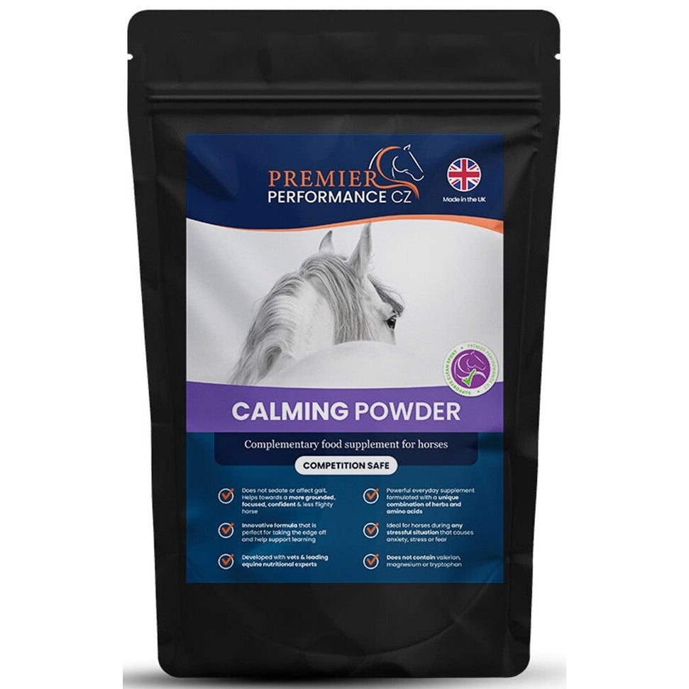 Premier Performance Calming Powder – 15 Serving Pouch, Horse Calmer Supplement