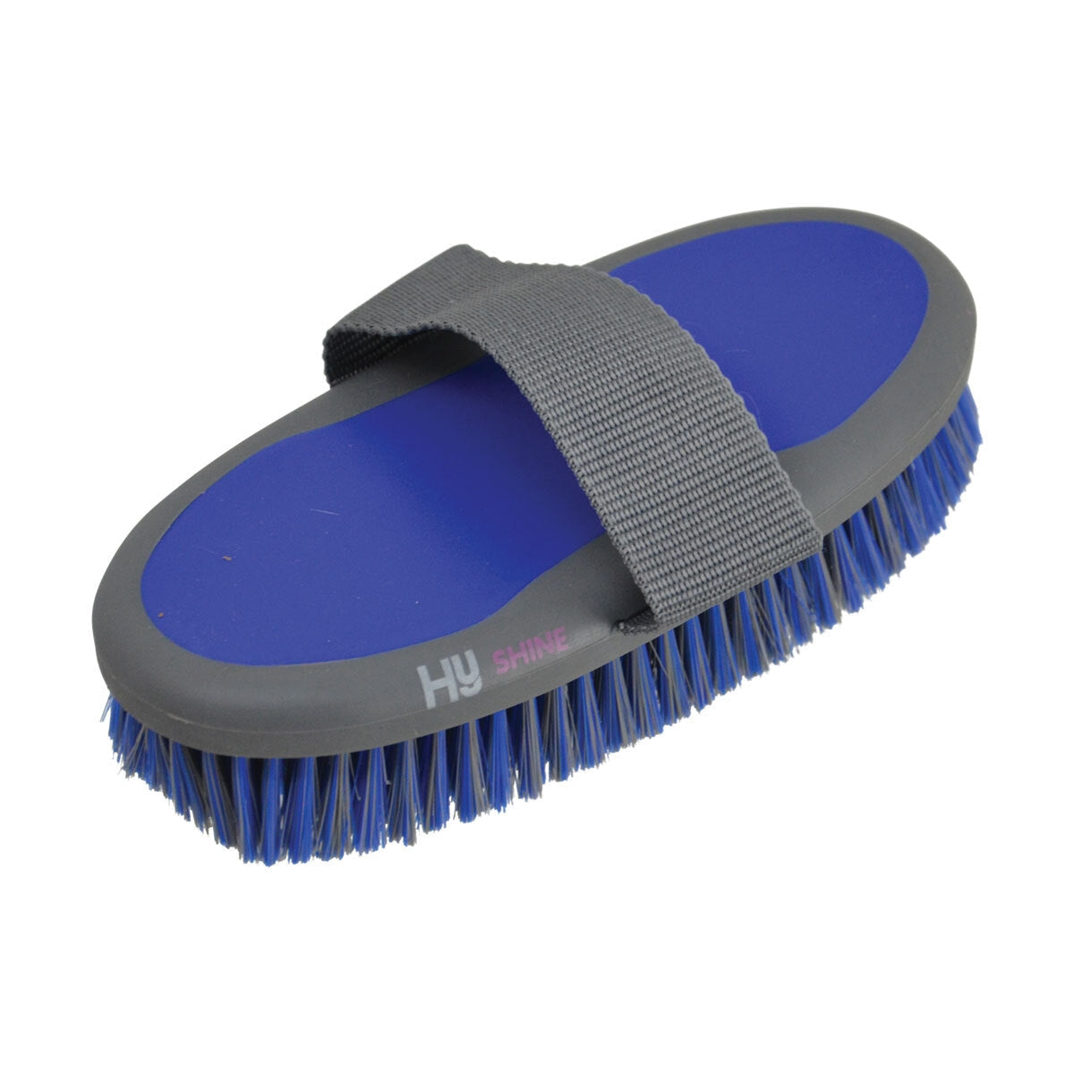 Hy Sport Active Body Brush – Jewel Blue, 20 x 9.5cm Soft Grooming Brush