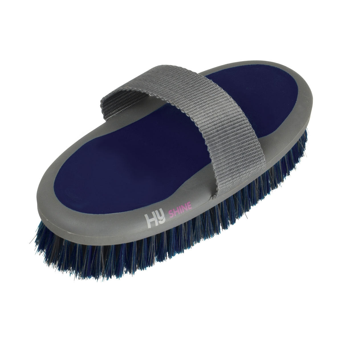 Hy Sport Active Body Brush – Midnight Navy, 20 x 9.5cm Soft Grooming Brush
