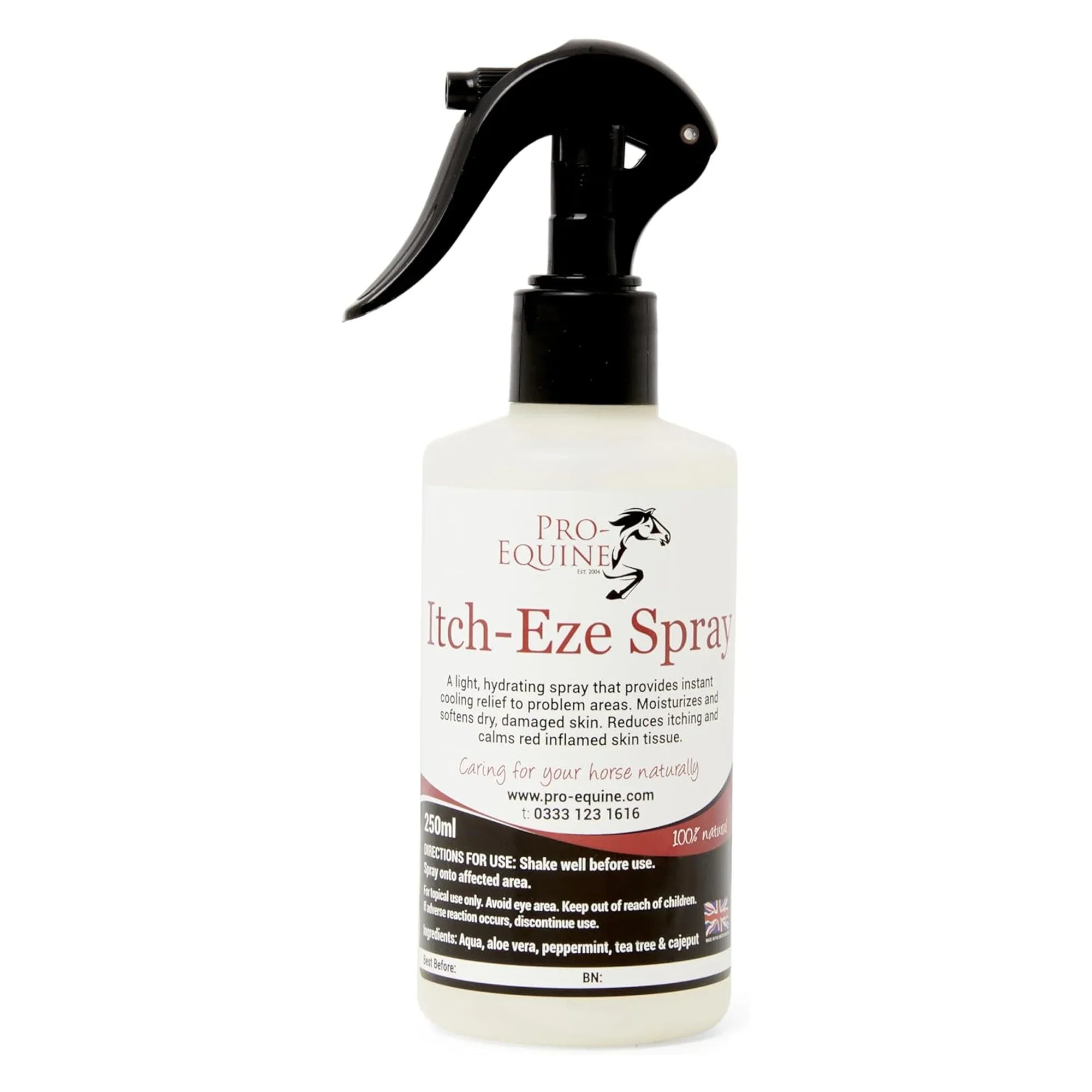 Pro-Equine Itch-Eze Spray 250ml – Instant Cooling Relief for Itchy Horses