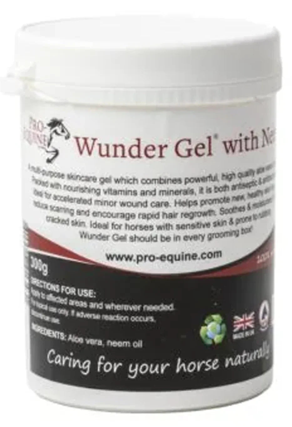 Pro Equine Wunder Gel – Horse Skincare & First Aid with Neem (300g)