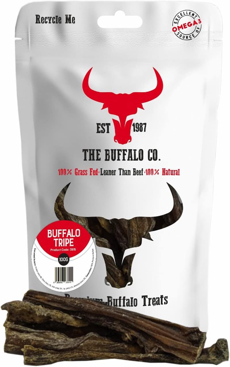 The Buffalo Co. Buffalo Tripe – Natural Dog Treats