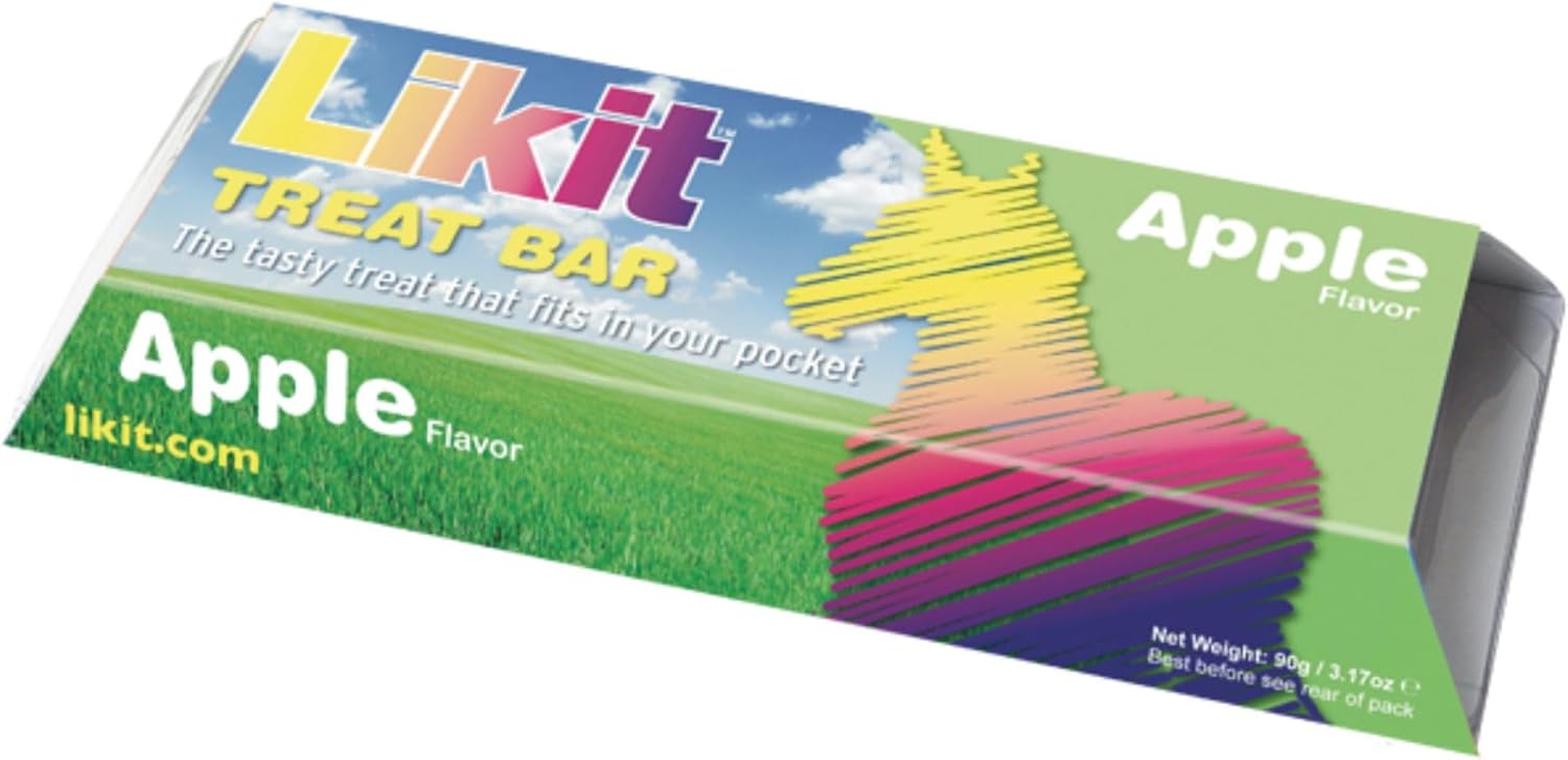 Likit Treat Bar Apple Horse Snack Chew Treat Equine Reward Bar
