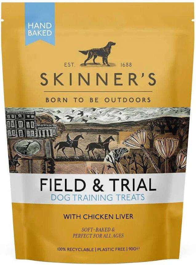 Skinners Dog Training Treats – Chicken Liver Wafer Treats 90g x 8 Pouches