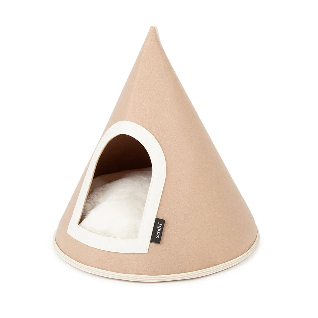 Scruffs Stockholm Felt Cone Cat Bed L50cm x W50cm x D50cm