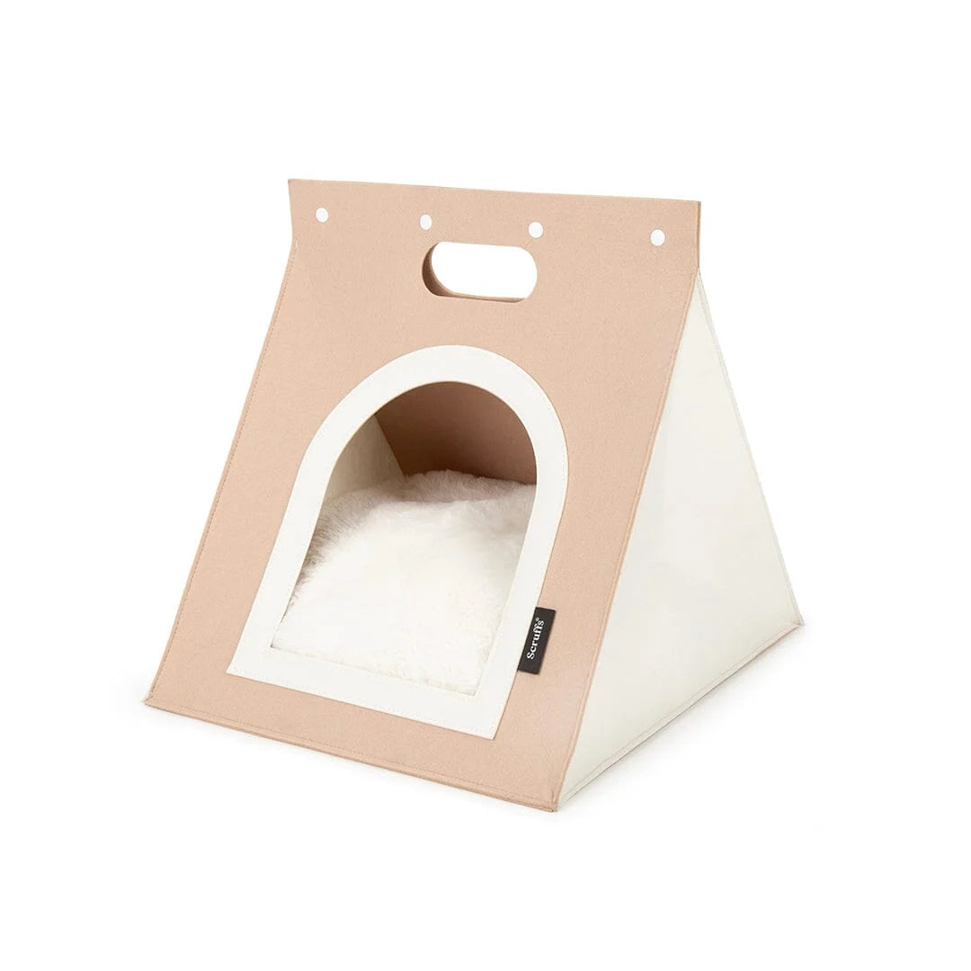 Scruffs Stockholm Felt Bag Cat Bed L40cm x W45cm x H40cm