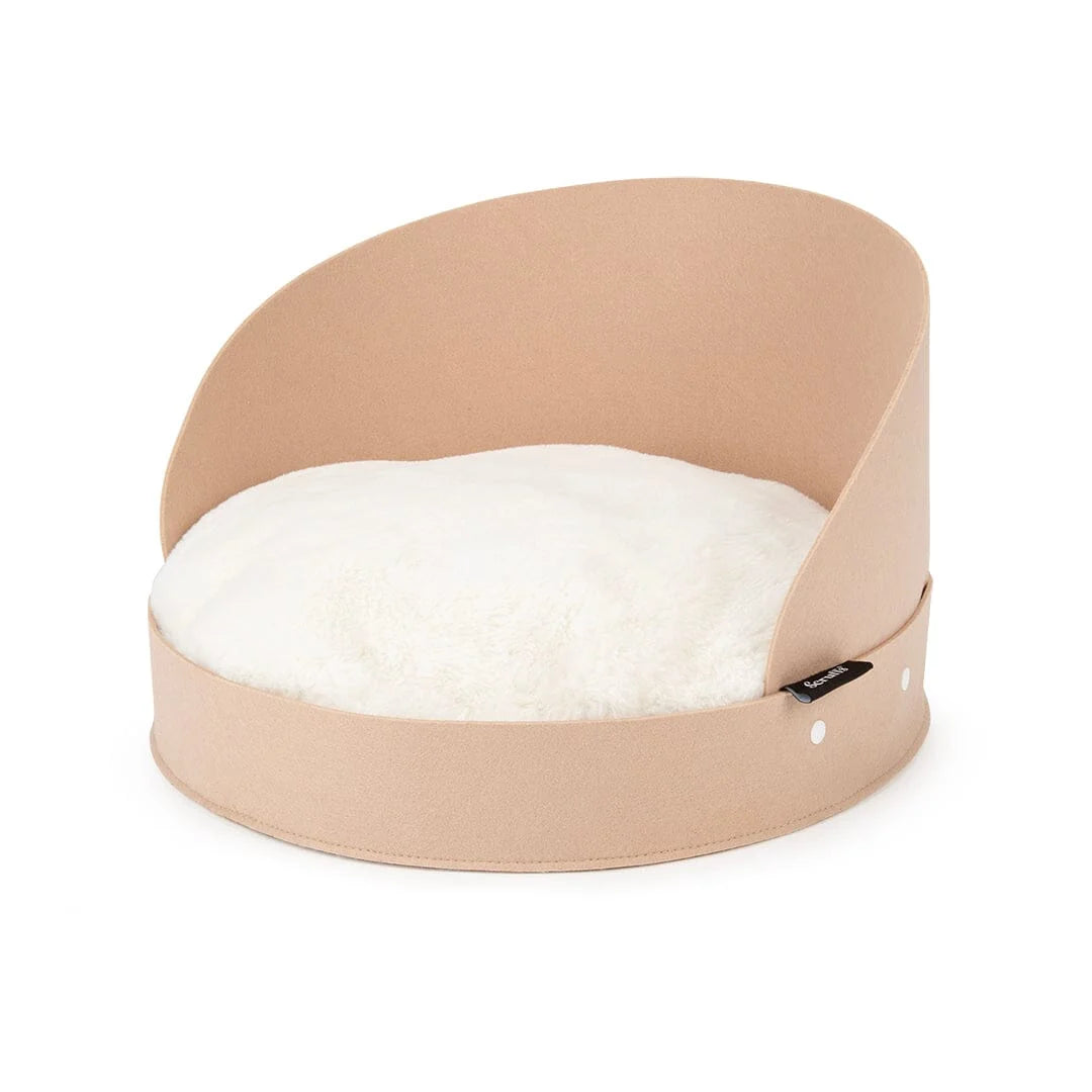 Scruffs Stockholm Felt Round Cat Bed L27cm x W44cm x D44cm