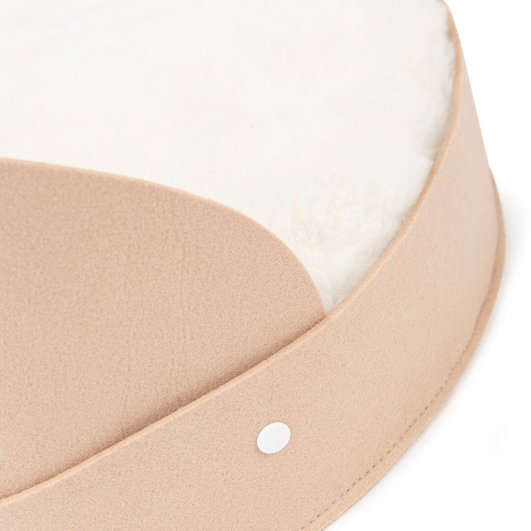 Scruffs Stockholm Felt Round Cat Bed L27cm x W44cm x D44cm