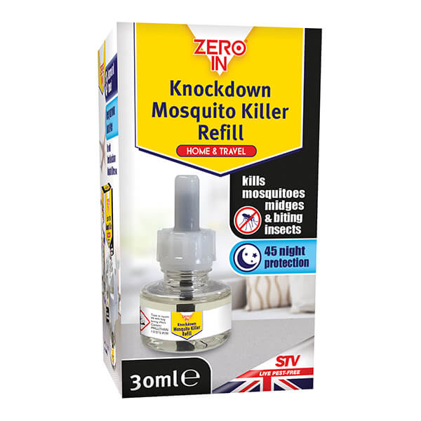 STV Zero In Knockdown Mosquito Killer Refill – 30ml, Up to 45 Nights