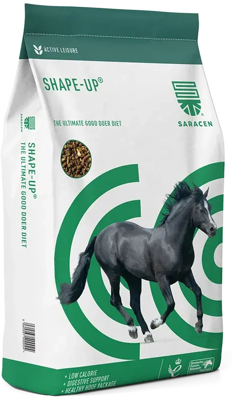Saracen Shape-Up Horse Feed 20kg – Low Intake, Calorie-Controlled Mix