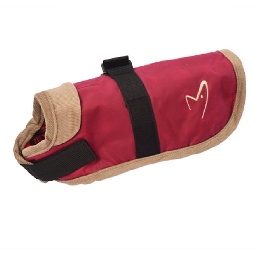 Gor Pets Edinburgh Wax Coat 30cm (12") Red
