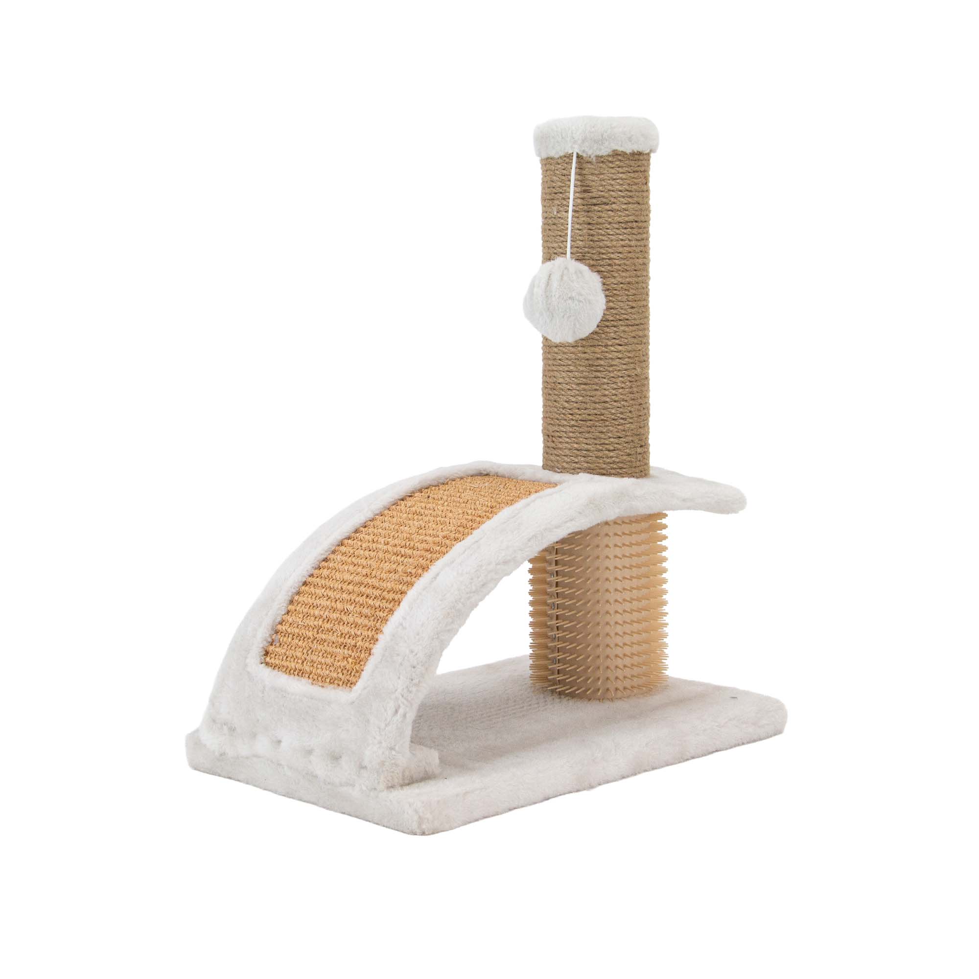 Ancol grooming arch cat scratch post with sisal arch, post and dangling ball