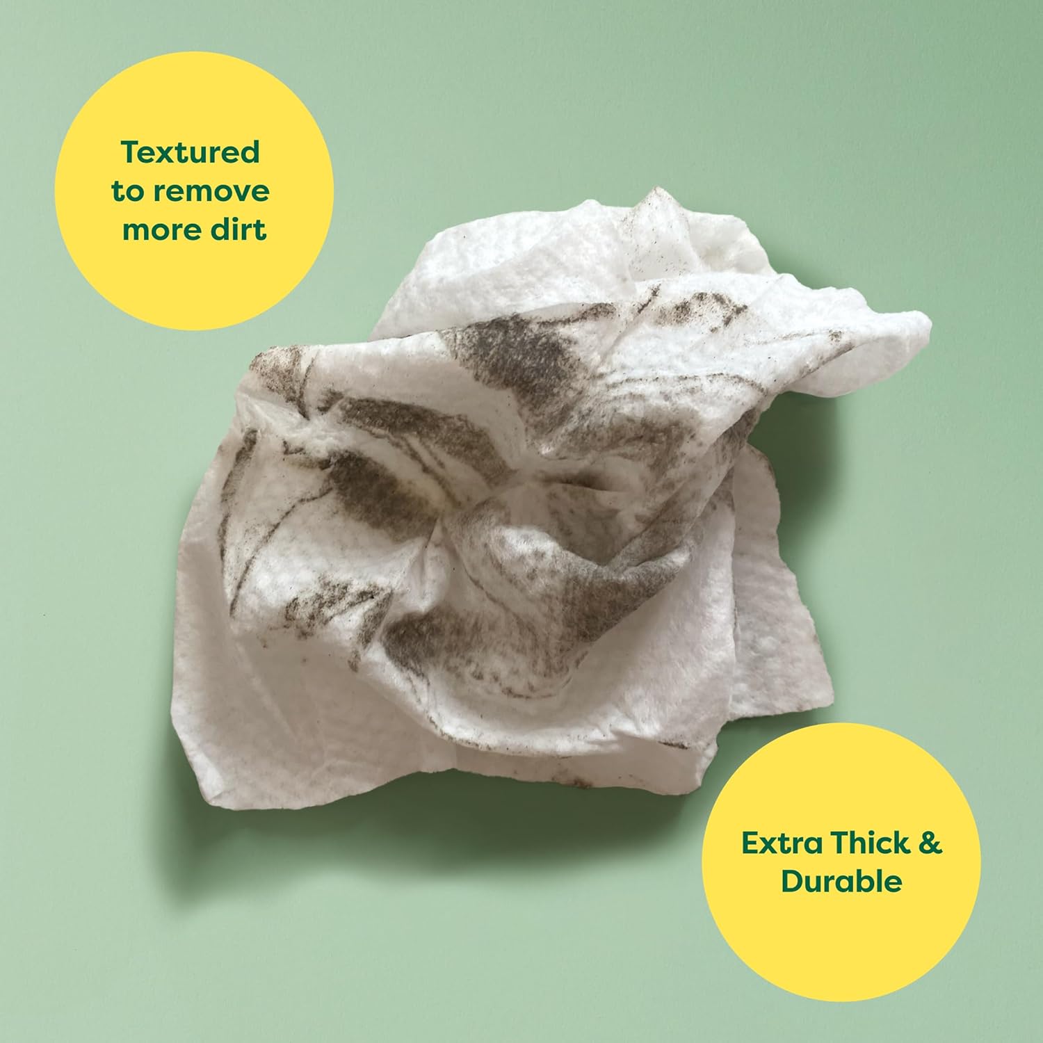 Earth Rated Lavender Scented Grooming Wipes 100 Pack - Compostable Pet Wipes