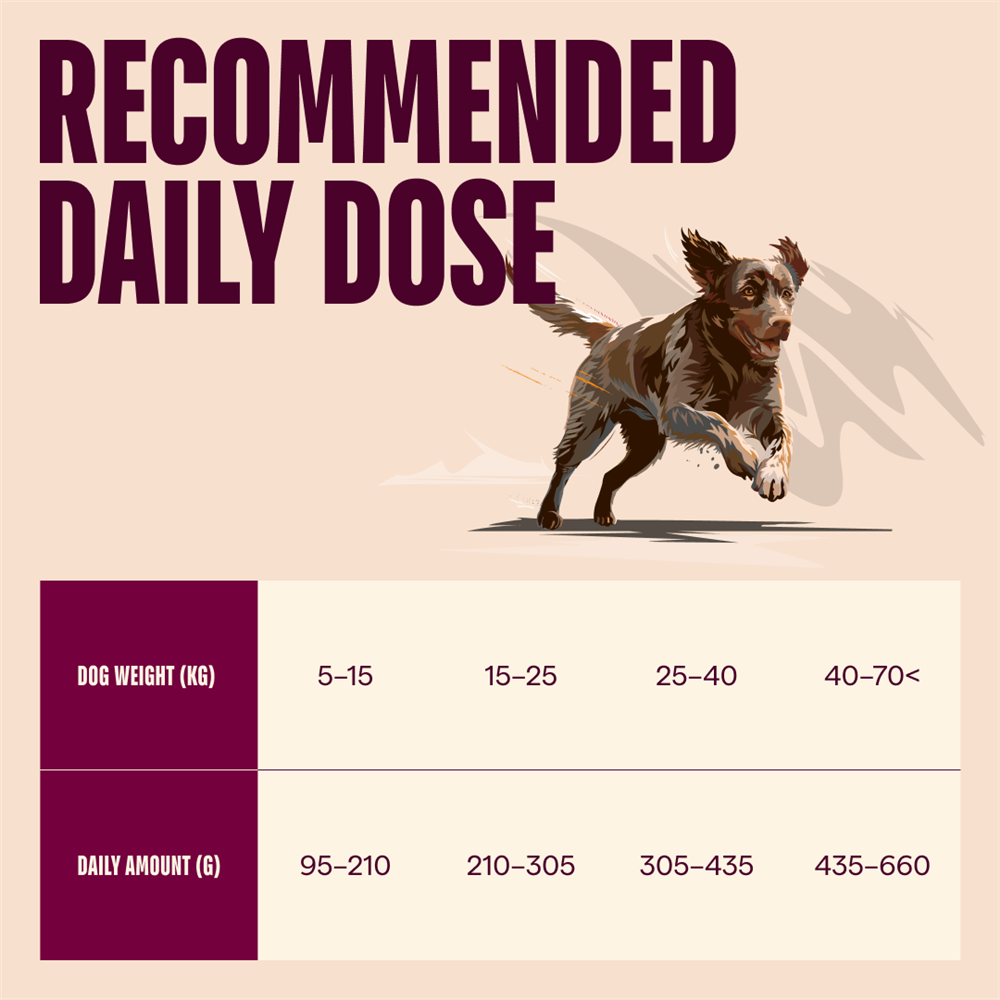 Carnilove Active Venison, Reindeer & Wild Boar Grain-Free Dry Dog Food for Active Adult Dogs 1.5kg